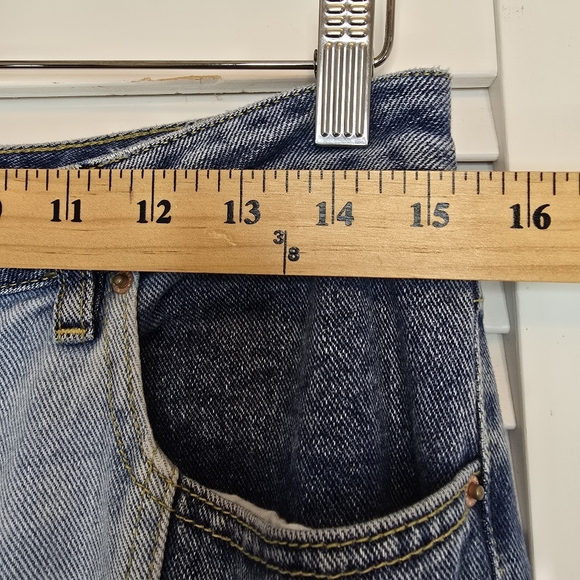 PACSUN Eco Two-Tone '90s Boyfriend Jeans Sz 30 High Rise Patchwork Loose Fit Y2K - Picture 9 of 12